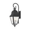 Livex Lighting Amwell 3 - Light Wall Light in  Black - 4 of 4