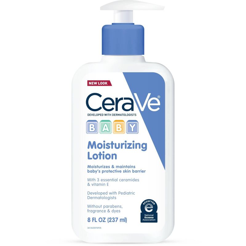 CeraVe Baby Body Gentle Moisturizing Body Lotion Fragrance-Free - 8oz, 1 of 19