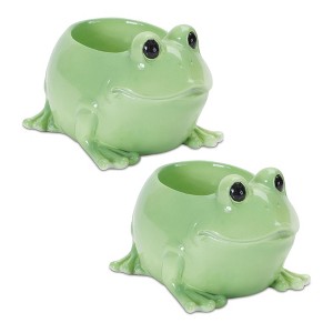 Melrose Mini Frog Planter (Set of 2) - 1 of 3
