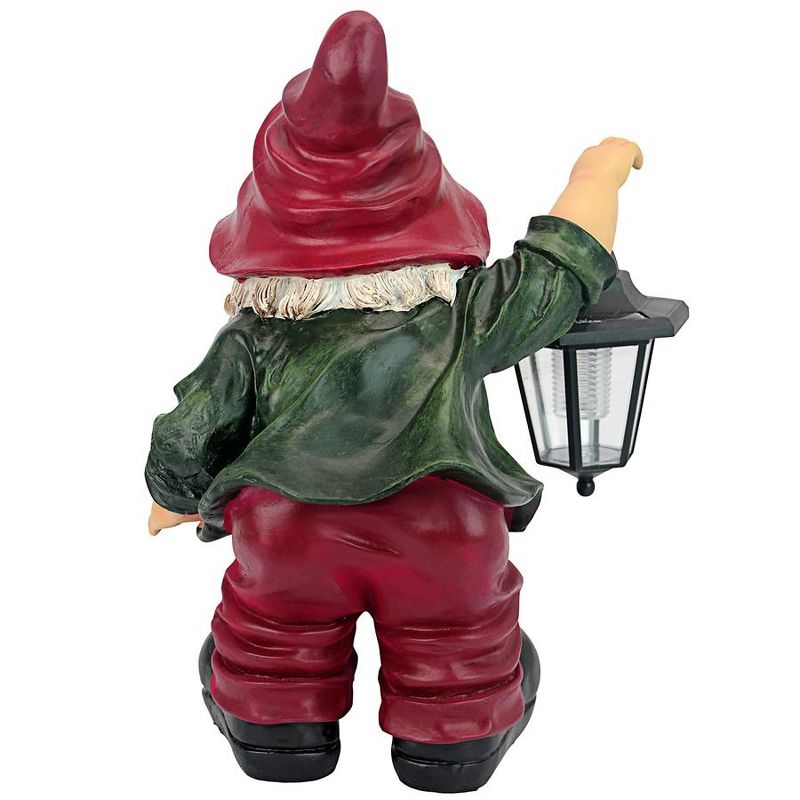 Design Toscano Edison With The Lighted Lantern Garden Gnome Statue, 5 of 7
