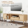 Sapphtopaz Modern TV Stand for TVs TV Entertainment Center with Drawers and Open Shelves, TV Stands for Living Room - 4 of 4