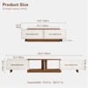 JVNOXK-Modern Entertainment Center with Extendable TV Stand Features 4 Large Storage Cabinets Accommodates up to 120-inch TV Ideal for Living Rooms - 2 of 4