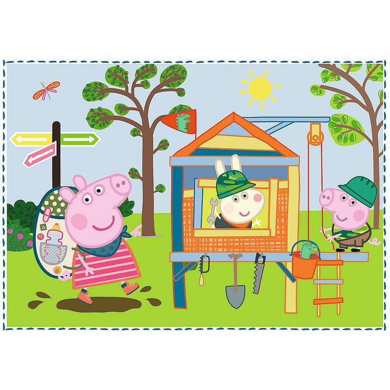 Trefl PeppaPig 4 in 1 Jigsaw Puzzle - 71pc: Educational Toy for Toddlers, Creative Thinking, Ages 3-4, 5 of 6