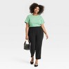 Women's Signature Crepe Tapered Ankle Pull-On Pants - A New Day™ - 3 of 3