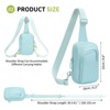 Unique Bargains Waterproof Lightweight Breathable Durable Hiking Daypacks Chest Bag - 3 of 4