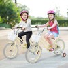 Costway 18'' Kids Bike Toddler Bicycle with Training Wheel Kickstand for 4-8 Years Old Purple/Pink/Turquoise/Blue/Beige/Green - 2 of 4