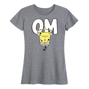 Women's - SpongeBob SquarePants - Yoga Pants Short Sleeve Graphic T-Shirt - 1 of 4