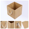 REGALWOVEN Fabric Collapsible Sturdy Lightweight Open Storage Bins 11*11*11in 3 Pcs - 2 of 4