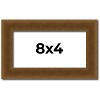 PosterPalooza | Panoramic Flat Gold Picture Frame - UV Acrylic, Foam Board Backing, Hanging Hardware - 2 of 4