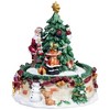 Northlight Musical Santa Claus and Christmas Tree Winter Scene Rotating Decoration - 5.5" - 3 of 4