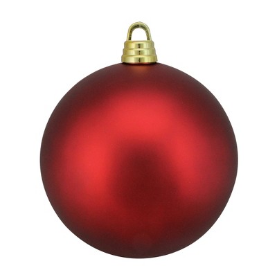 Northlight 12" Shatterproof Matte Christmas Ball Ornament - Red