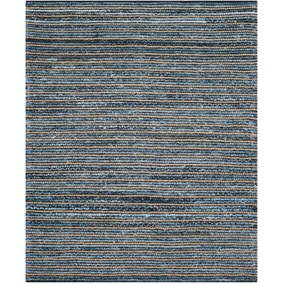 Cape Cod Cap363 Hand Woven Area Rug - Blue/natural - 8'9