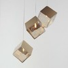 ET2 Lighting Ice Cube 3 - Light Pendant in  French Gold - 2 of 2