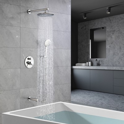 Matte Black Multi-Function Wall Mounted Shower System