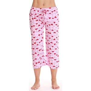 Just Love 100% Cotton Women's Capri Pajama Pants Sleepwear - Comfortable and Stylish - 1 of 3
