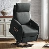 Miriam Upholstered Lift Assist Power Recliner Chair for Elderly| ART OF LIVING DESIGNS - 2 of 4