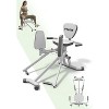 PAETA Hip Abductor Machine for Home Gym, Glute Workout Equipment for Thigh & Butt Toning, Compact Glute Machine Home Gym, Gray - 2 of 4