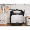 BLACK+DECKER 3-in-1 Waffle Iron, WM2000SD, Grill and Sandwich Press, Non-Stick Removable Plates, Space Saving Compact Design - 4 of 4