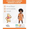 Disney Winnie the Pooh Tigger tiger pig Newborn Baby Boys 2 Pack Rompers Orange/Yellow Newborn - 3 of 4