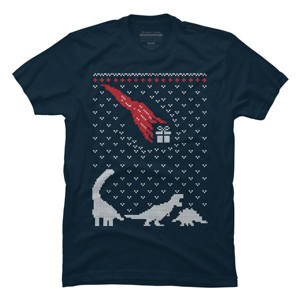 Men's Design By Humans ugly christmas sweater By shirtpublic T-Shirt - 1 of 4