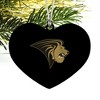 Lindenwood University Primary Logo Heart Love Wood Christmas Tree Holiday Ornament - 2 of 3