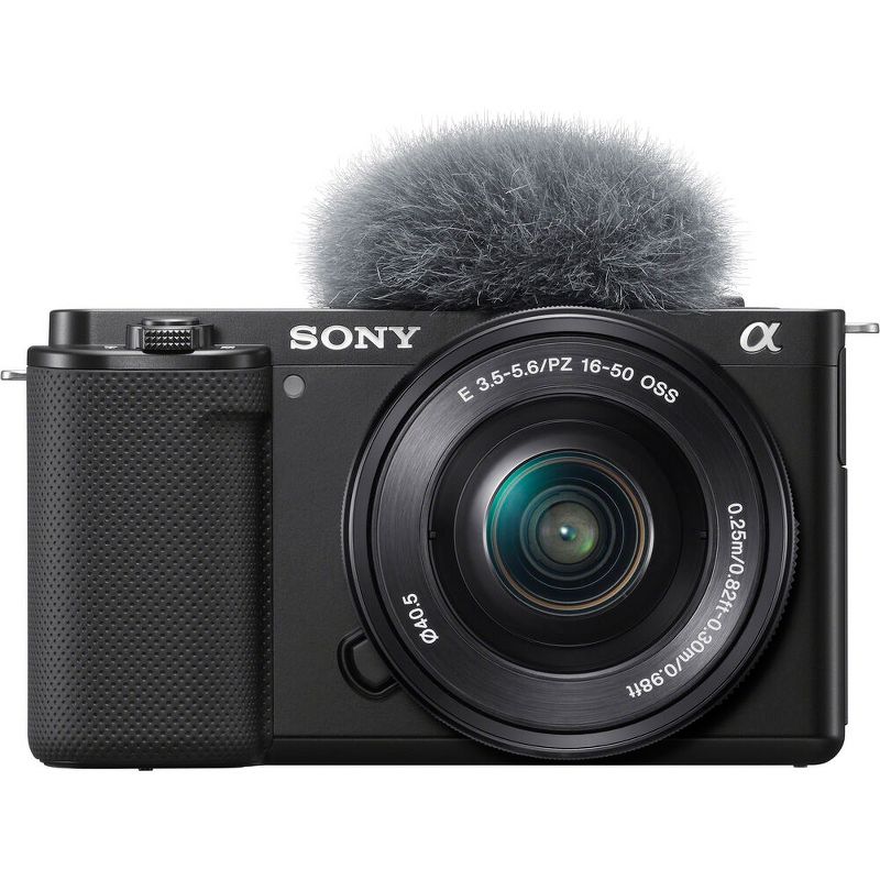 Sony ZV-E10 Mirrorless Camera w/ 16-50mm Lens (Black) + Extra Battery + Software, 4 of 5