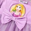 Disney Princess Baby Toddler Girl Flutter Long Sleeves Tulle Dress Birthday Party Costume - 3 of 4