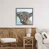 Stupell Industries Highland Cow Windblown Floating Frame Canvas Art - 3 of 4