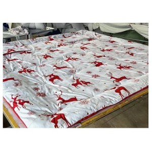 3 Piece Christmas Comforter Set King Size, Soft Reversible Washable Holiday Bedding Set with 2 King Pillowcases for Bedroom Guest Rooms - 1 of 1