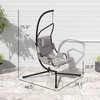Aghana Digitals Weather-Resistant Hammock Swing Chair with Steel Frame, PA-Coated Cushion & - 2 of 4