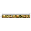 Beistle Metallic Happy Halloween Banner, 7.5" x 5', (2/Pkg) Multicolored - 4 of 4
