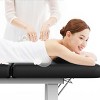Dolonm 31.5 Inches Wide - High Quality Furniture Beauty Salon Beauty Bed Modern Segmented Structure Massage Bed - Black Quality Leather - 2 of 4