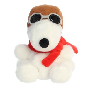 Aurora Mini Palm Pals Flying Ace Peanuts Timeless Stuffed Animal White 5" - 1 of 4