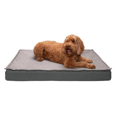 FurHaven Quilt Top Convertible Indoor-Outdoor DLX Cooling Gel Dog Bed Mat