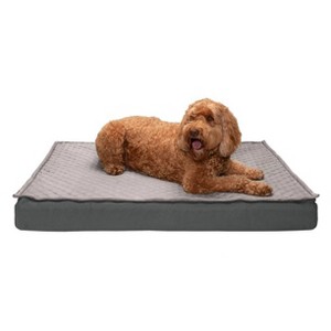 FurHaven Quilt Top Convertible Indoor-Outdoor DLX Cooling Gel Dog Bed Mat - 1 of 3