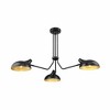 Z-Lite Bellamy 3 - Light Semi-Flush Mount in  Matte Black - 3 of 4