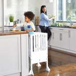 Guidecraft Contemporary Kitchen Helper Stool with 2 Keepers