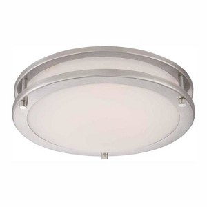 Westinghouse 3.5 in. H X 11 in. W X 11 in. L Brushed Nickel Ceiling Light - 1 of 1