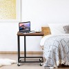 Tangkula C-Shaped Beside Sofa Laptop Table Multiple Snack Table - 2 of 4