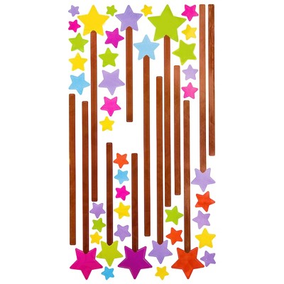 Slickblue Night Sky Star Wall Decals – Decorative Vinyl Stickers for Home Interior Transformation, 13" x 23.5"