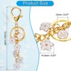 Unique Bargains  Metal Small Beautiful Personalized Flower Keychain for Handbag Purse - 2 of 4