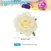 Unique Bargains Fabric Rose Boho Hair Clips Fabric Flower Brooch Pins for Wedding Party Dance 1 Pc - 2 of 4