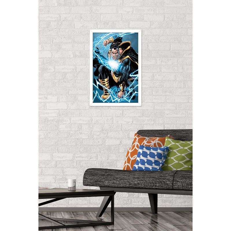 Trends International DC Comics - Black Adam - Lightning Framed Wall Poster Prints, 2 of 7