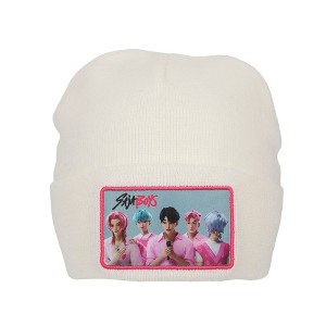 KPop Demon Hunters Saja Boys White Cuff Knit Beanie - 1 of 4