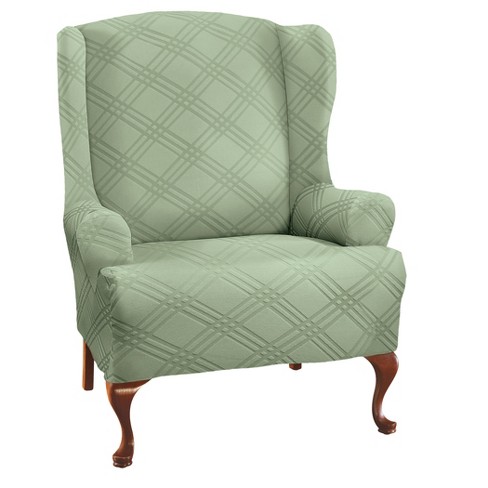 Double wingback chair hot sale