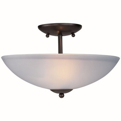 Maxim Lighting Logan 2 - Light Semi-Flush Mount in  Oil Rubbed Bronze