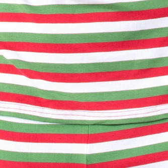 red white & green