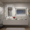 Apmir Super Bright Front & Back LED Lighted Anti-Fog Aluminum Alloy Framed Tempered Glass Bathroom/Vanity Mirror with ETL & 3-Year Warranty - 4 of 4