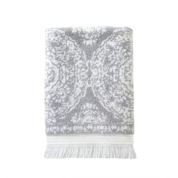 Carrick Medallion Bath Towel Gray - SKL Home