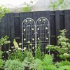 Lirago 71"H * 19.7"W * 1"D,4 Pack Metal Garden Trellis Rustproof Climbing Plant Support for Outdoor Flowers, Vines, Vegetables White Powder-Coated - 3 of 4